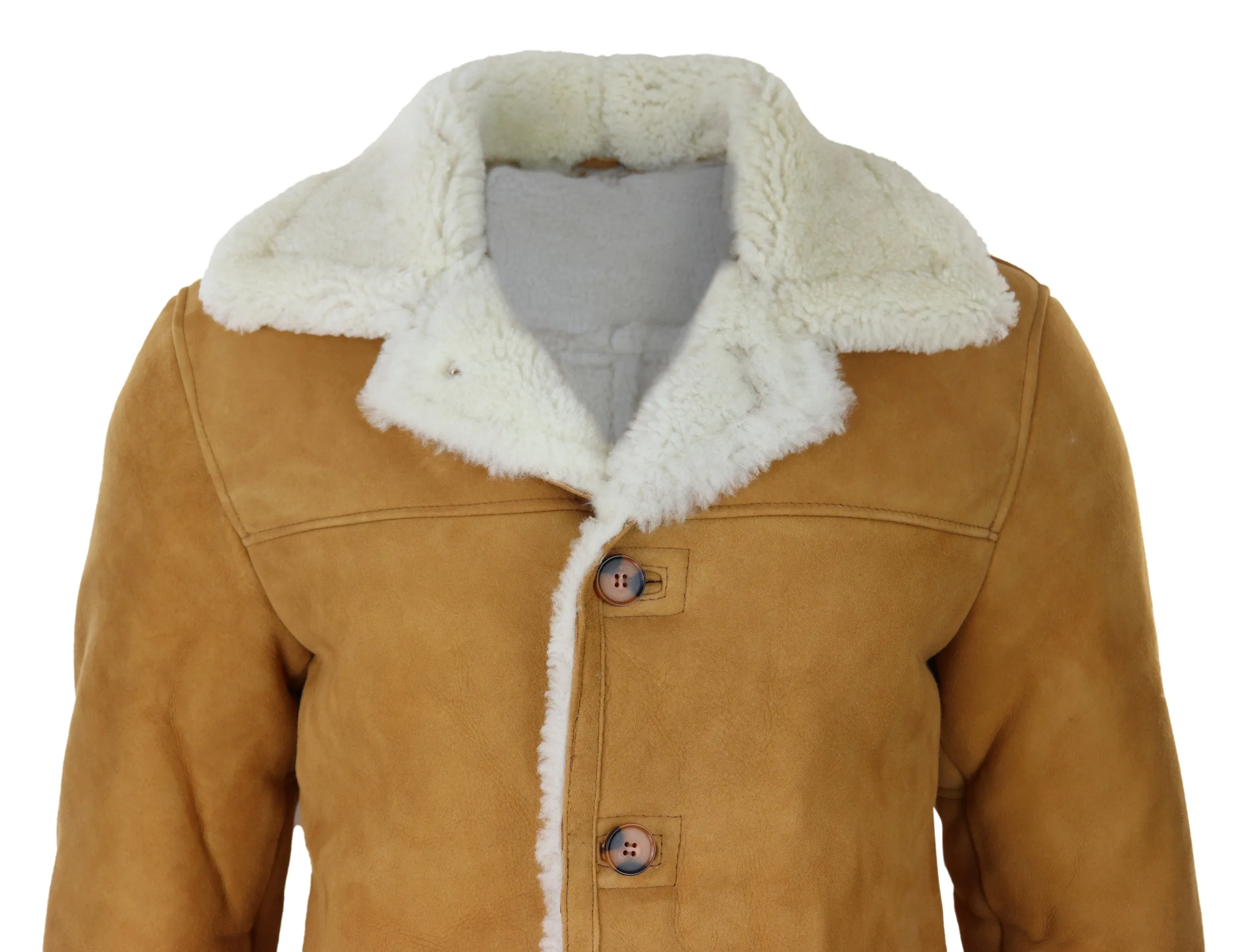 3/4 Sheepskin Coat Jacket