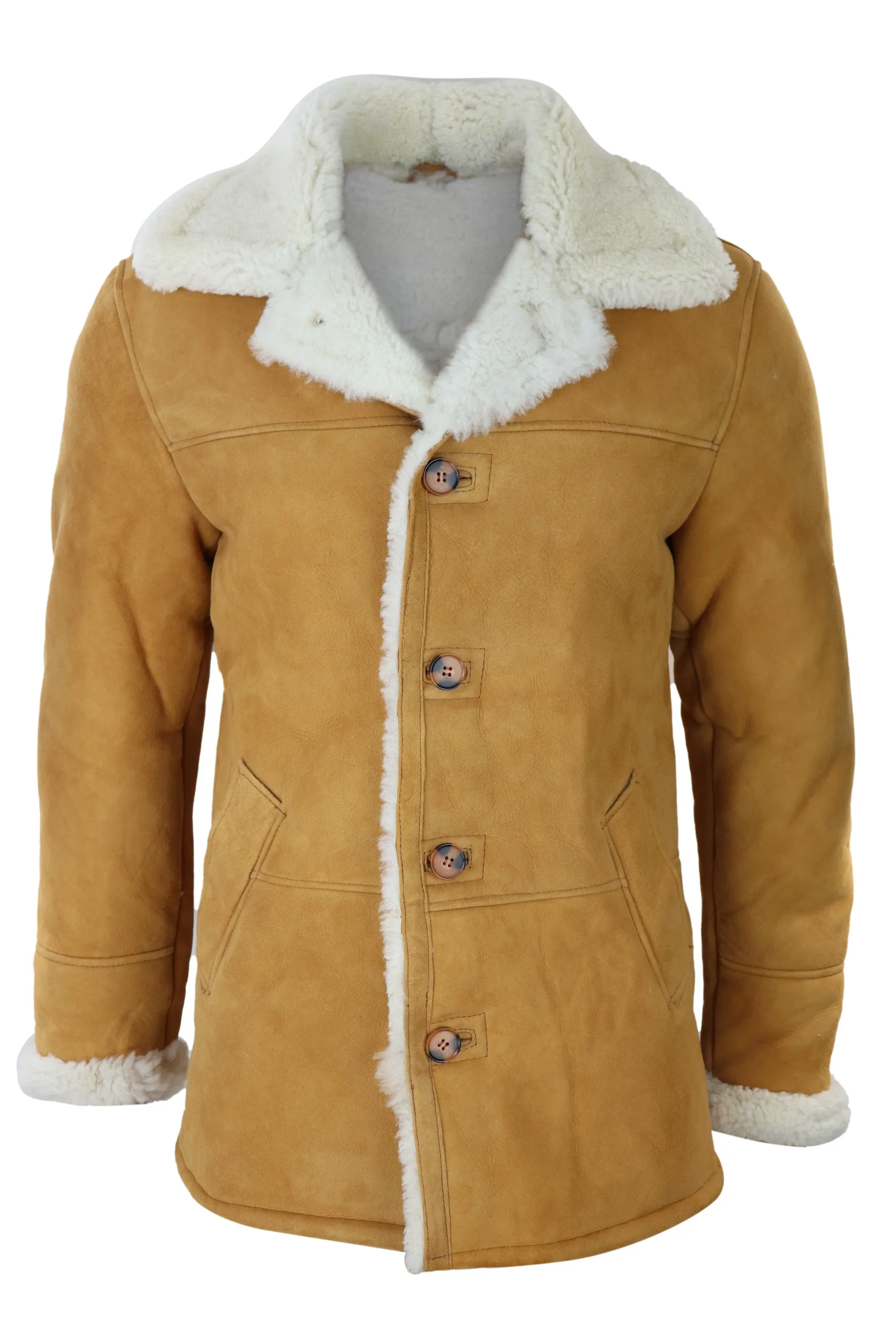 3/4 Sheepskin Coat Jacket