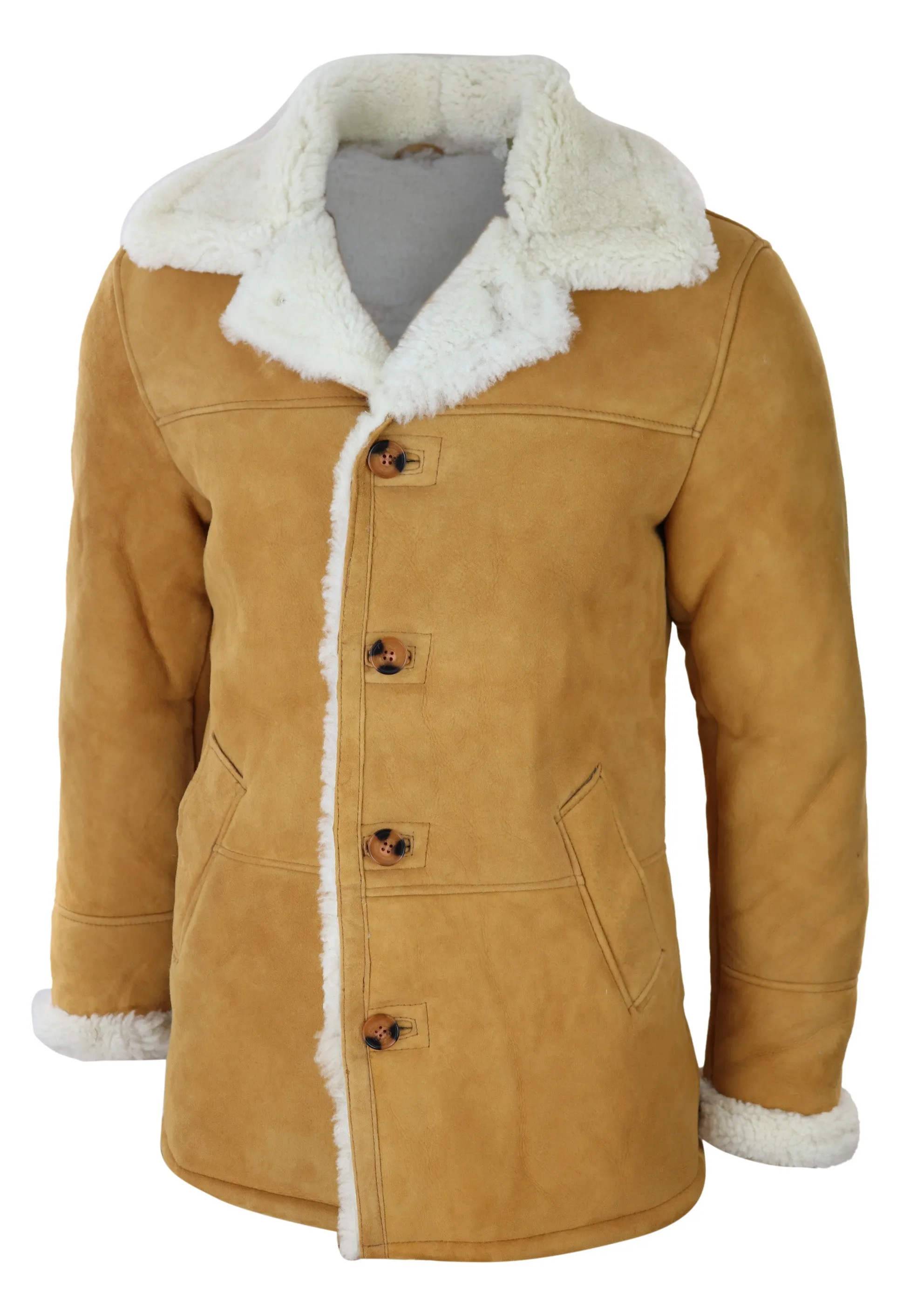 3/4 Sheepskin Coat Jacket