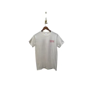 5024 - T-SHIRT WHITE/RED 2 LOGO