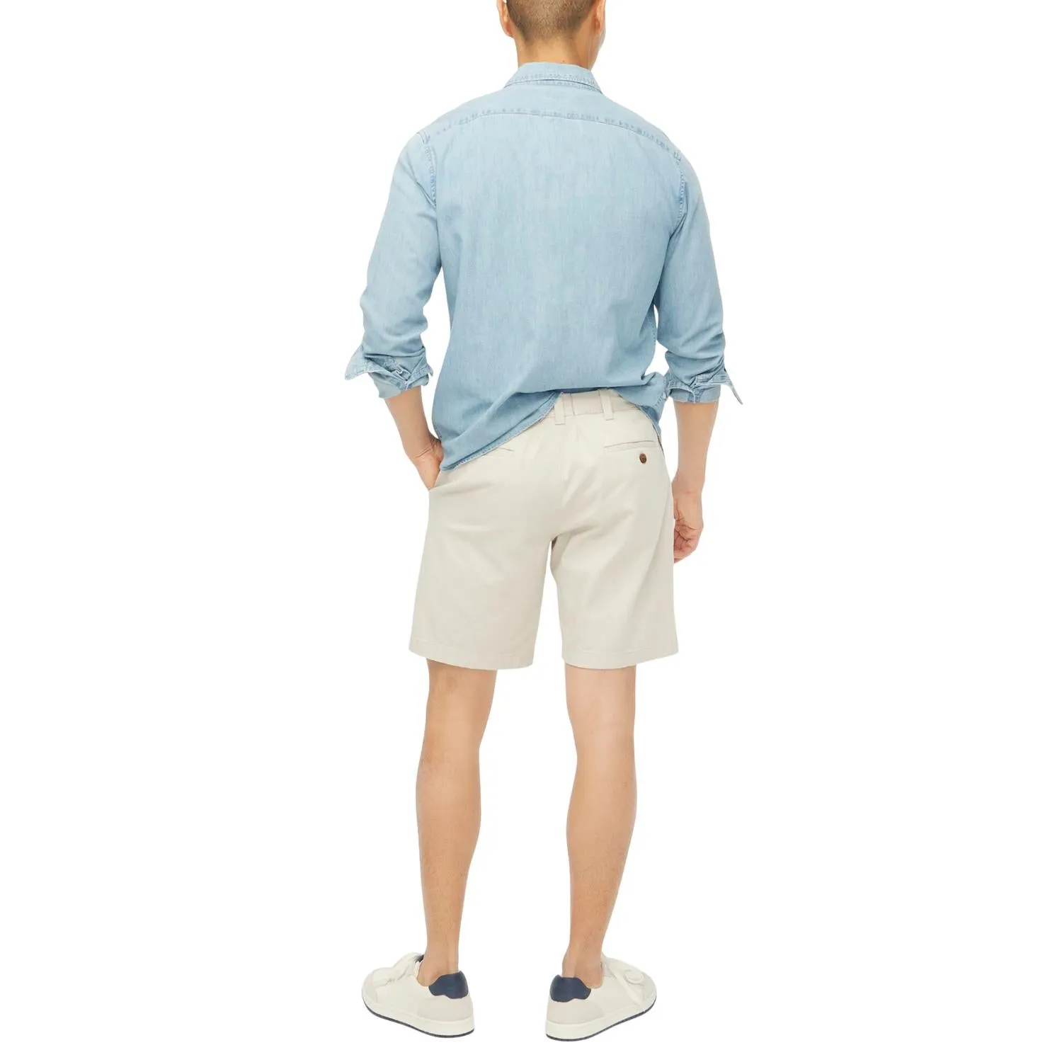9" Flex Chino Short In Natural Tan
