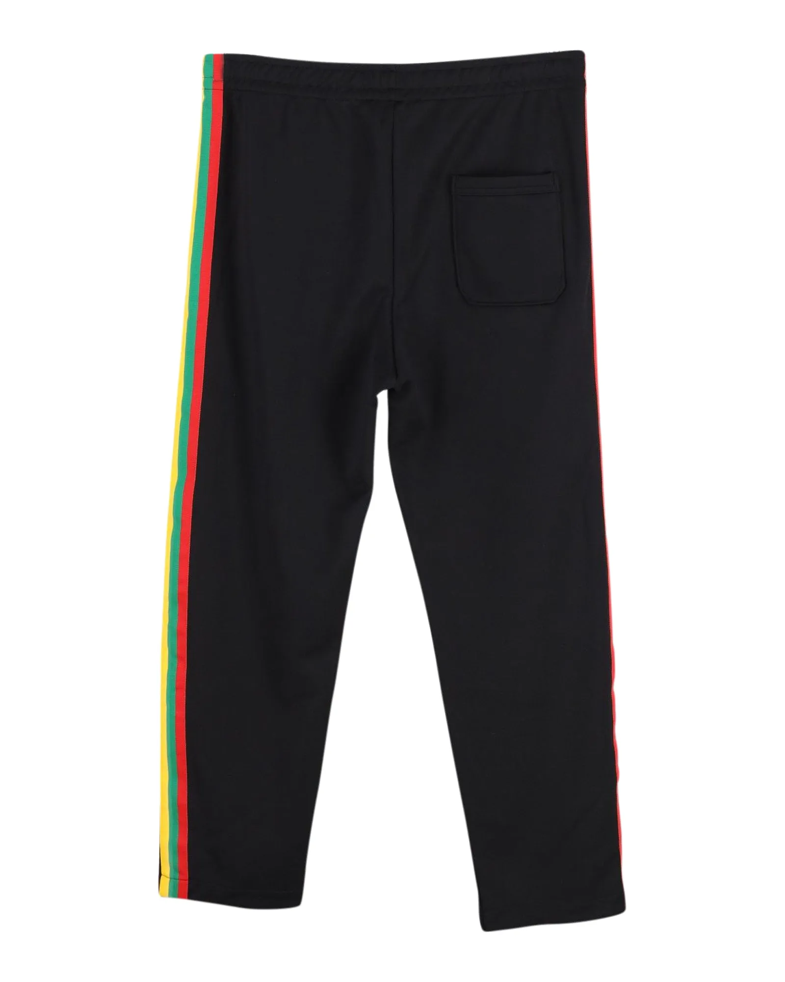 Acne Studios Norwich Face Track Pants in Black Polyester