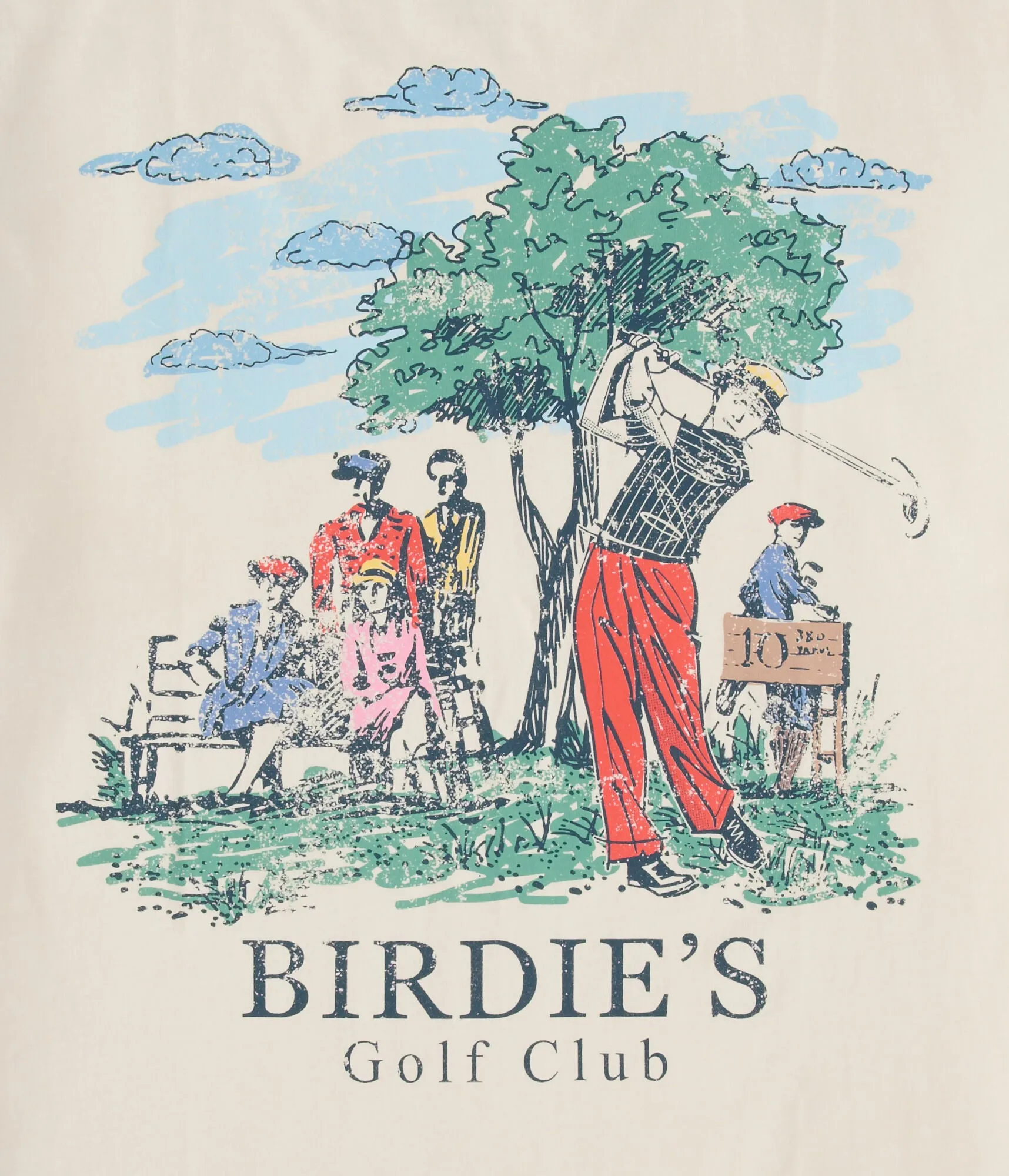 Aeropostale Birdie's Golf Club Graphic Tee