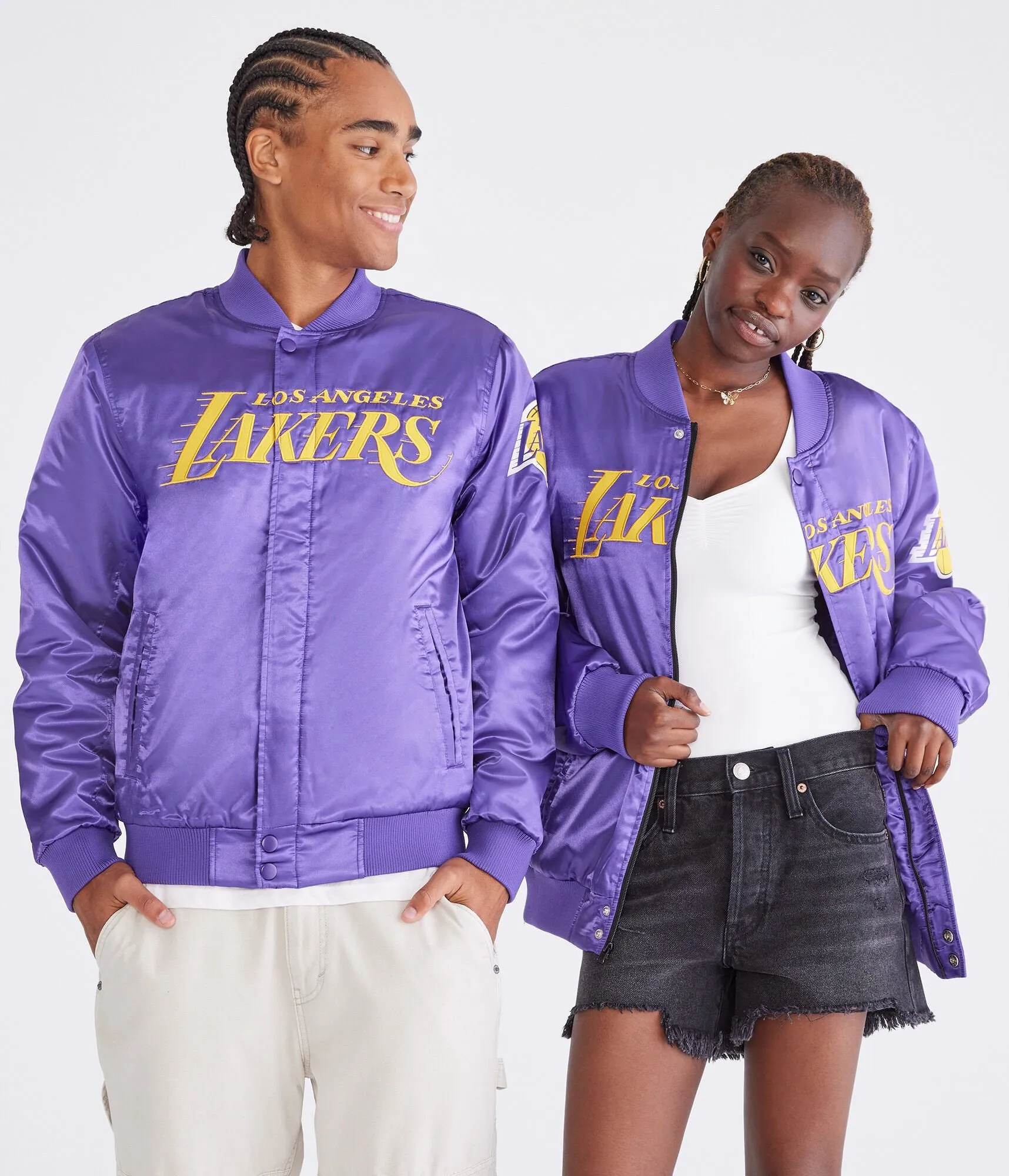 Aeropostale Los Angeles Lakers Bomber Jacket