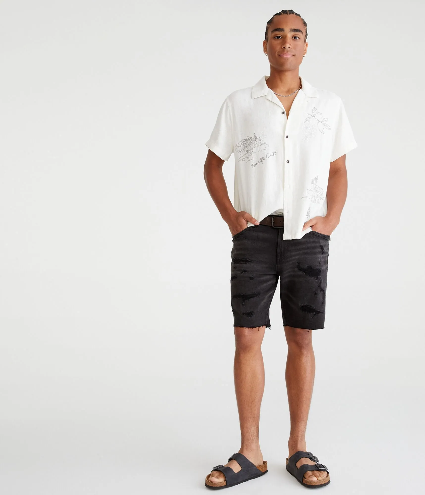 Aeropostale Premium Air Denim Shorts 9"