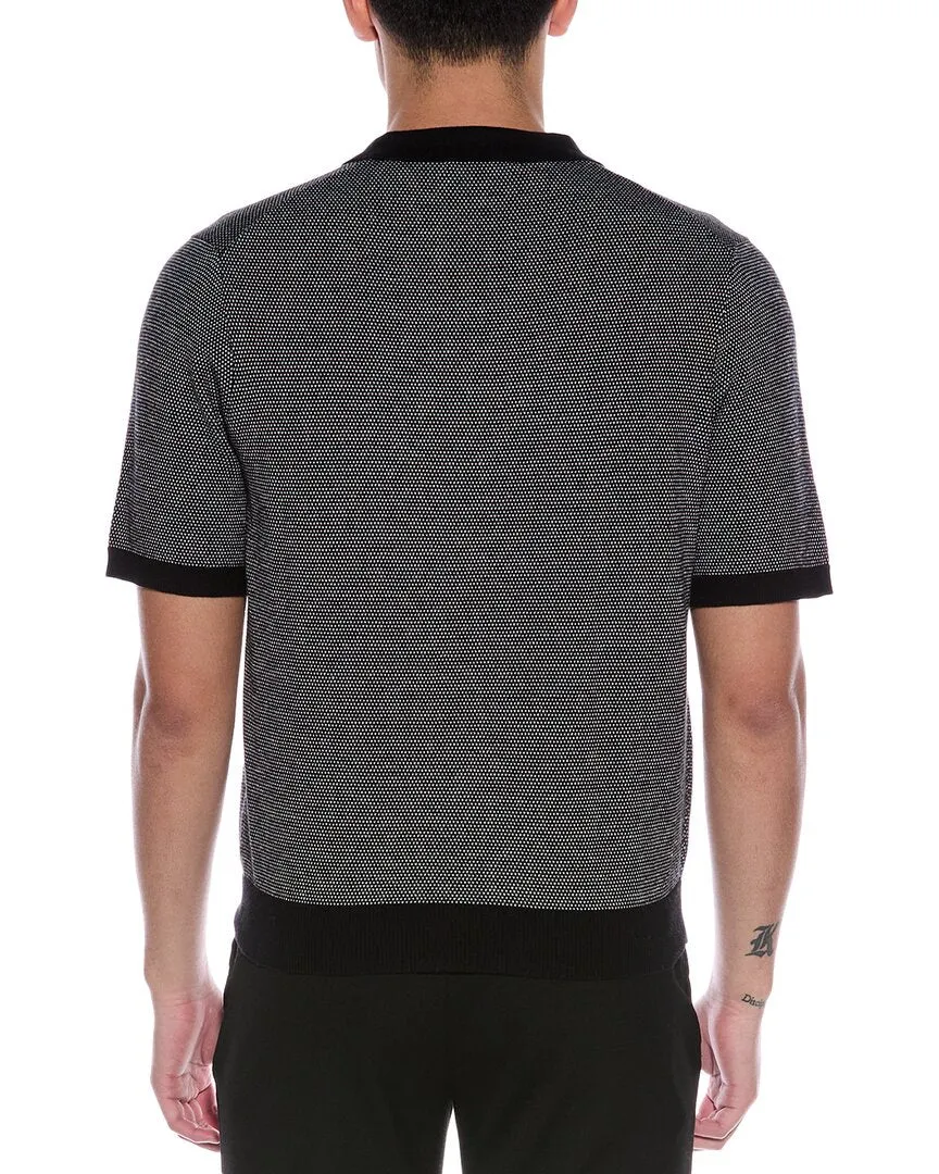 Alashan Johnny Collar Cashmere-Blend Sweater