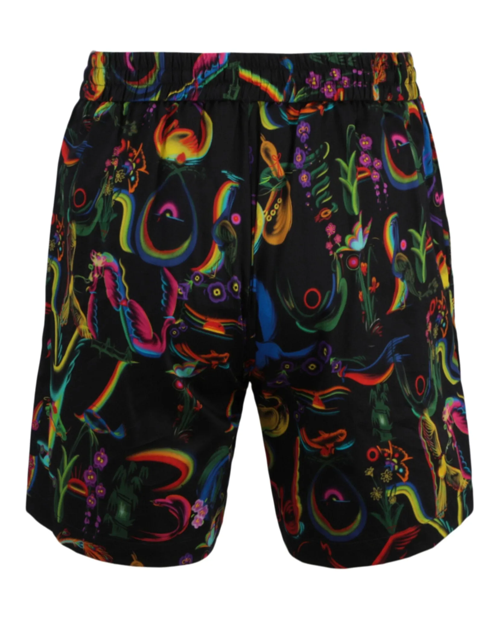 Allover Alphabet Print Shorts