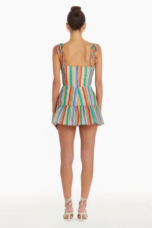 AMANDA UPRICHARD: CHAMPAGNE SKORT ROMPER