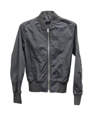 Ami Paris Bomber Jacket in Black Polyamide