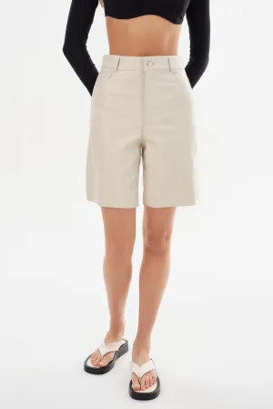 ARAE | Faux Leather Shorts