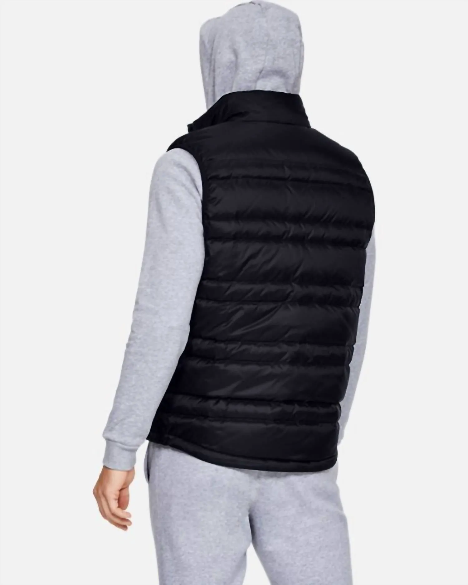 Armour Down Vest In Black