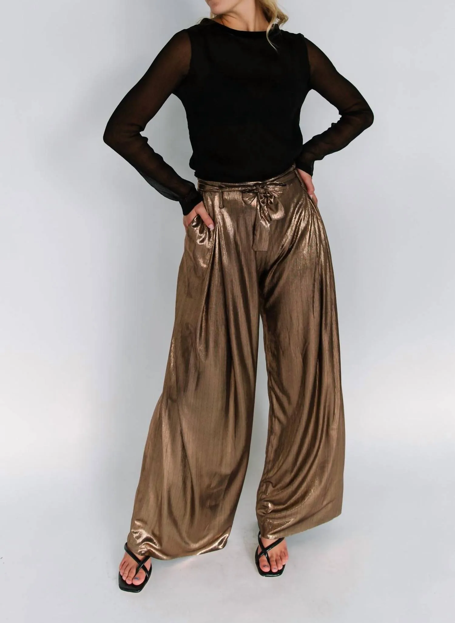 Ava Pant In Bronze
