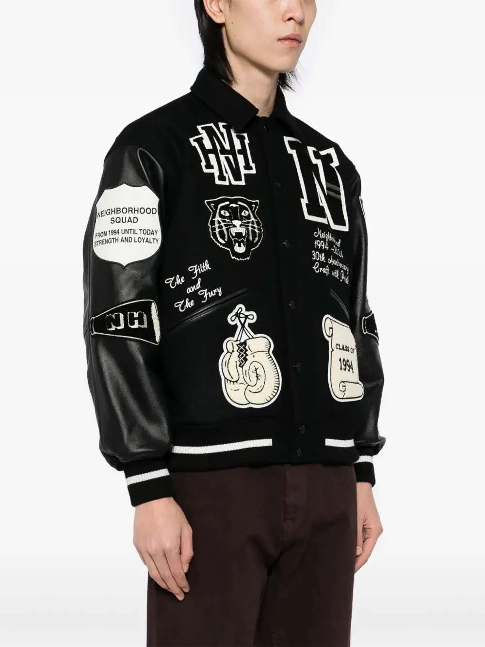 Badge Bomber Jacket