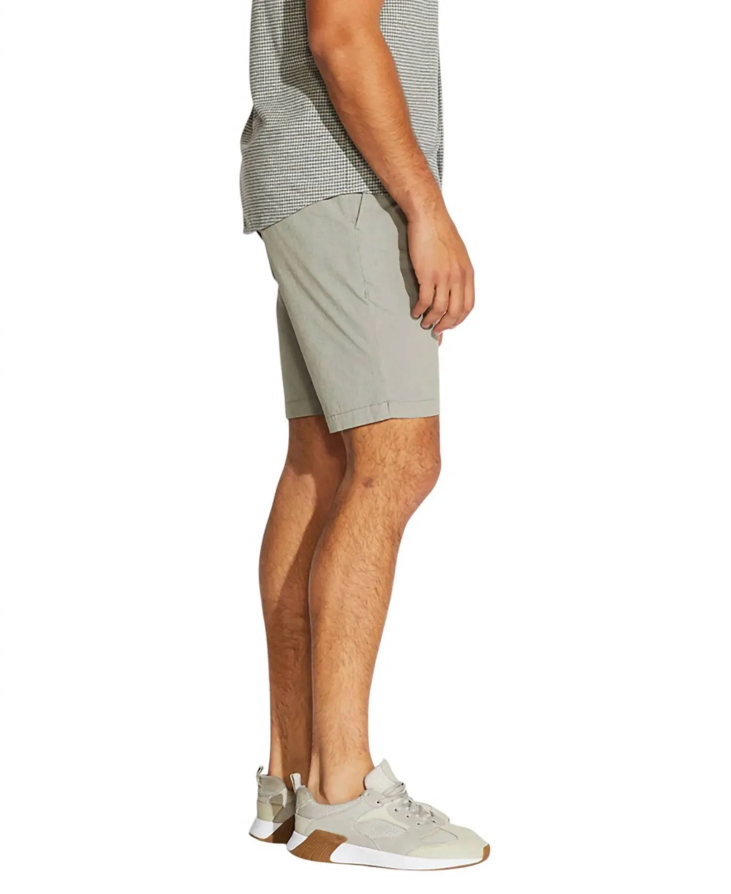 Badgley Knit Shorts In Dark Gray