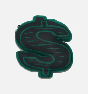 BB Dollar Pillow - Green/Black