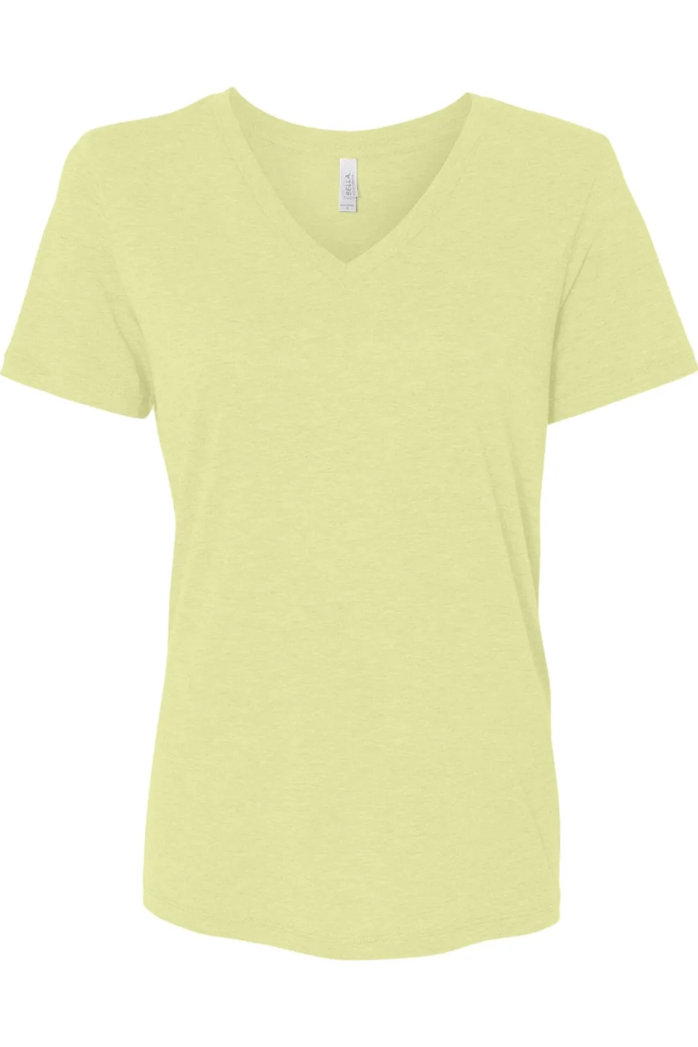 BELLA   CANVAS Women´s Relaxed Triblend Short Sleeve V-Neck Tee
