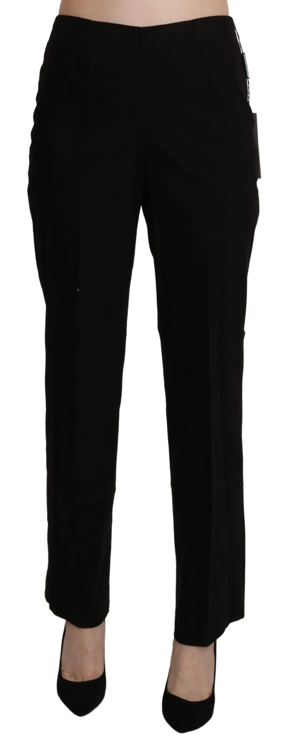BENCIVENGA Elegant High Waist Straight  Women's Pants