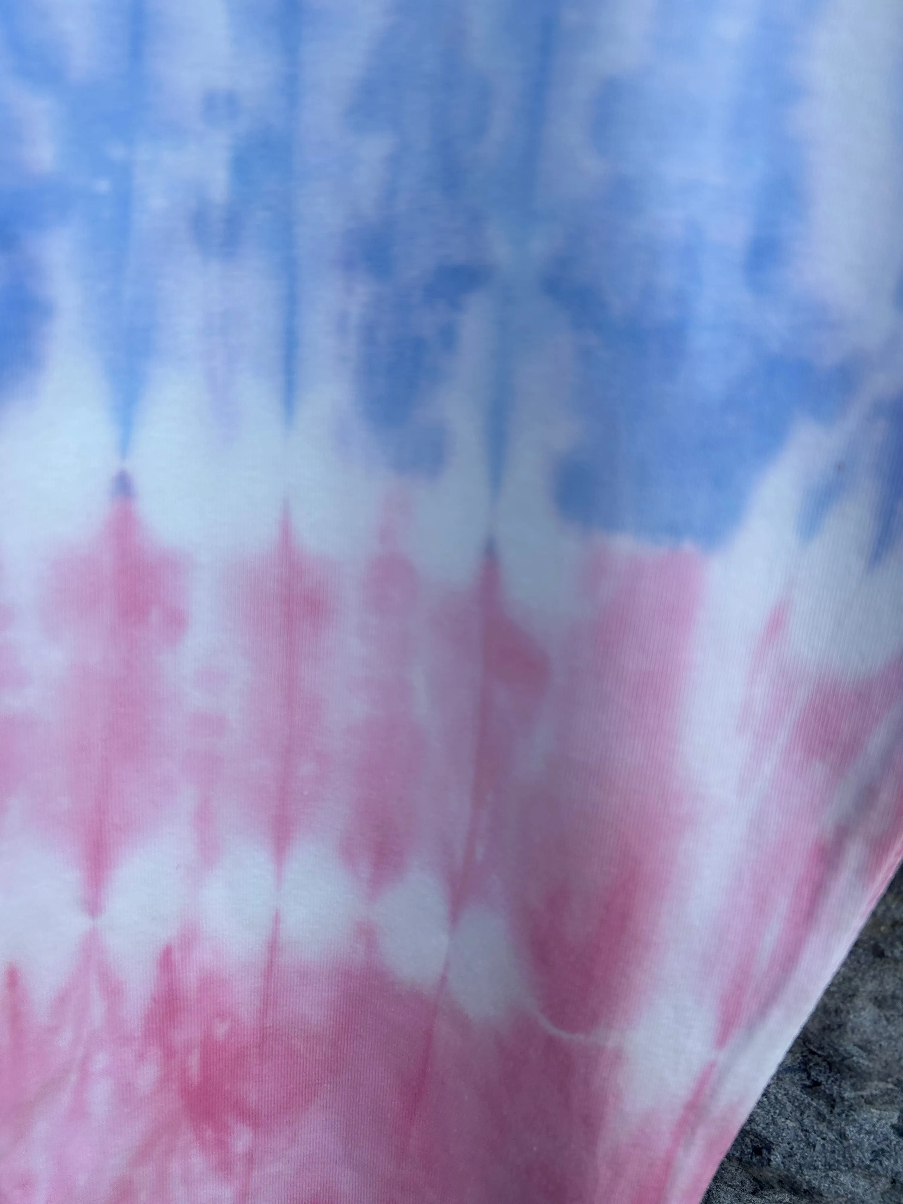 Blue&pink tie dye cyclist shorts 15y (164cm)