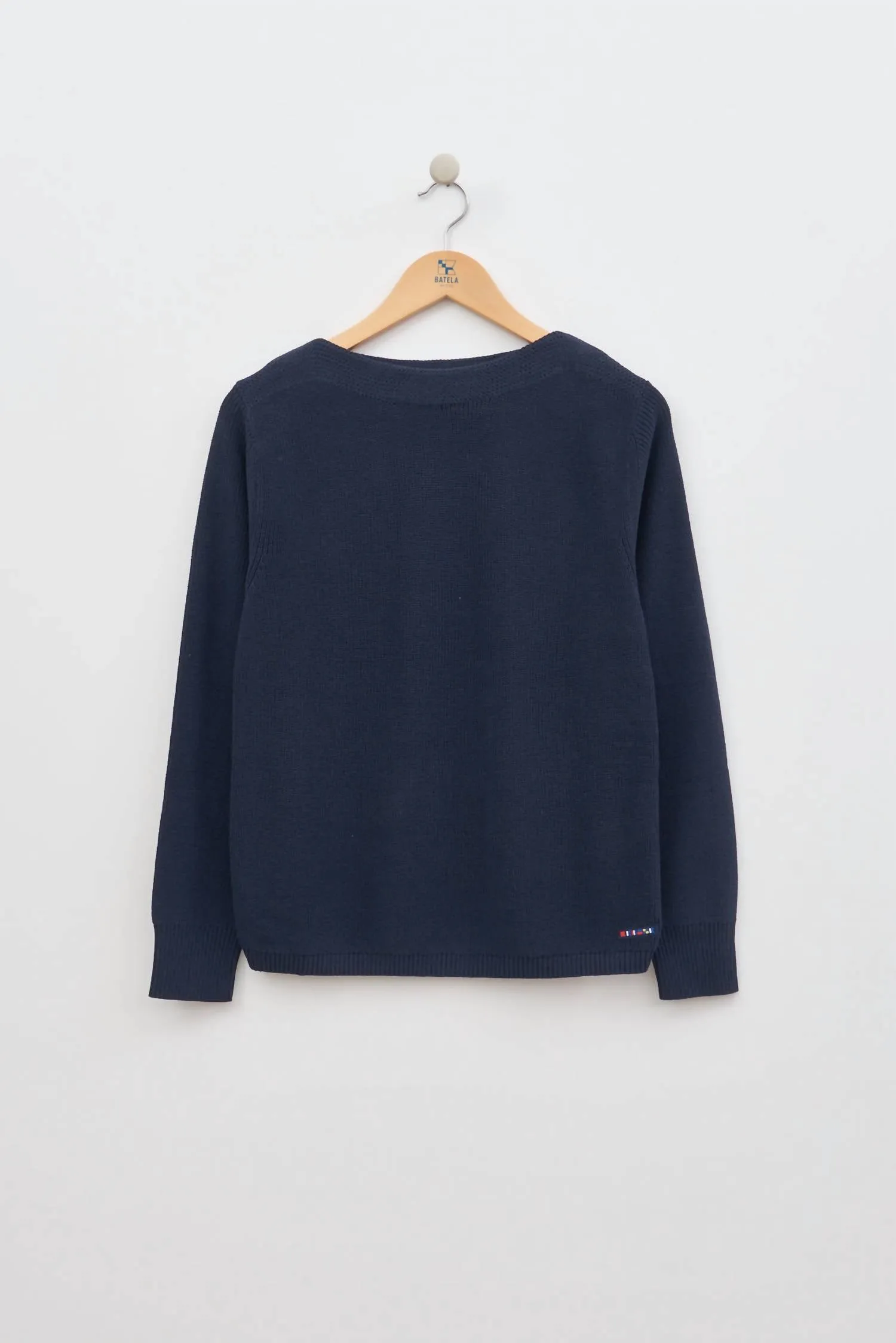 Boatneck Sweater In Marine
