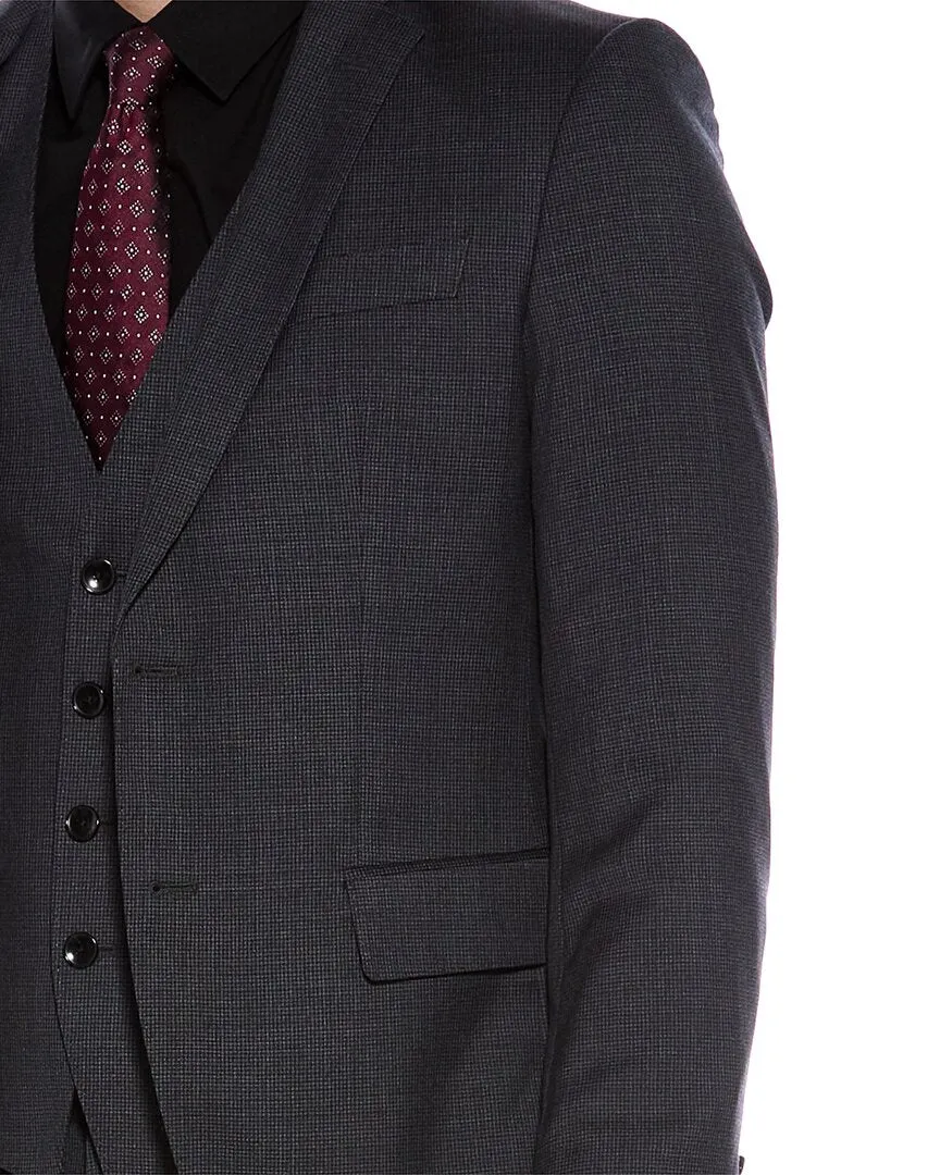 BOSS Hugo Boss 3pc Slim Fit Wool Suit