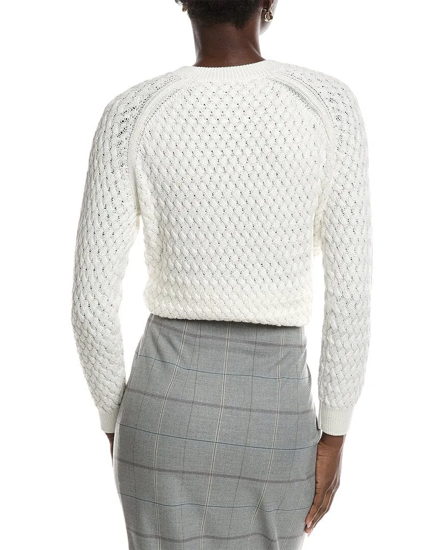 BOSS Hugo Boss Fino Basketweave Knit Sweater