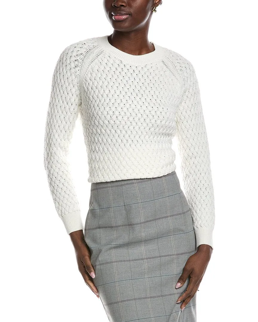 BOSS Hugo Boss Fino Basketweave Knit Sweater