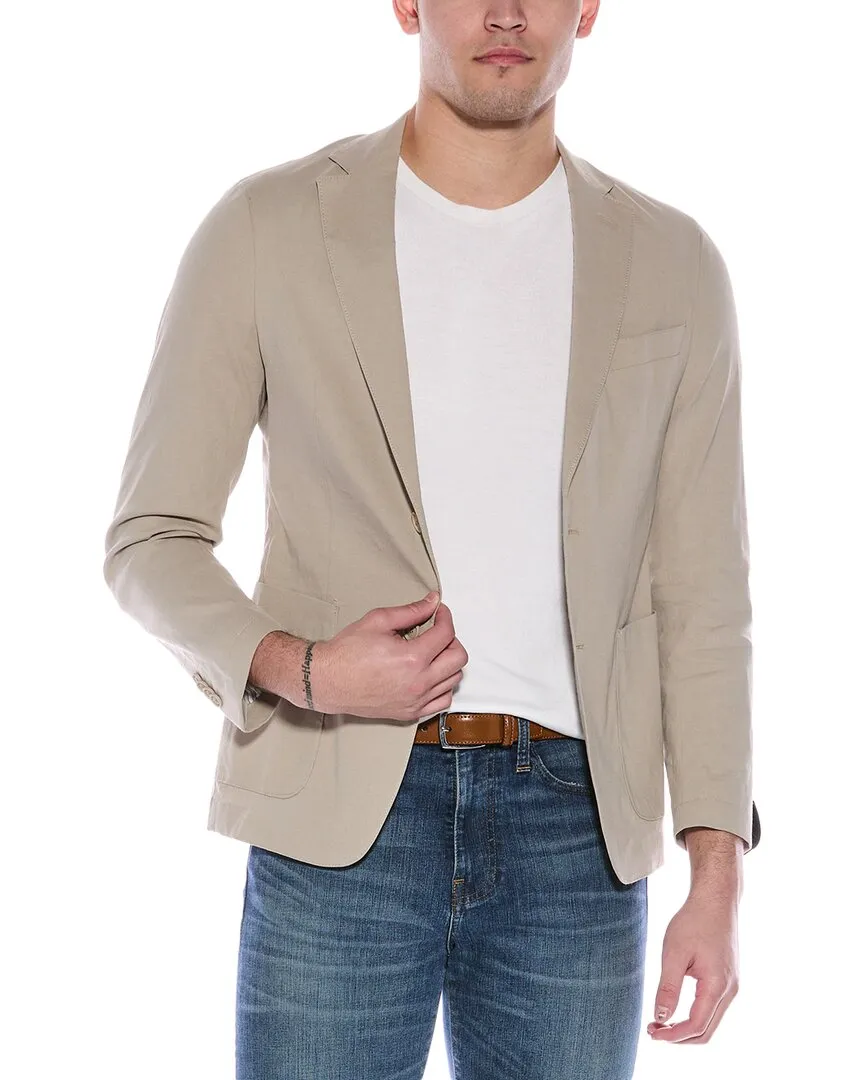 BOSS Hugo Boss Slim Fit Linen-Blend Blazer