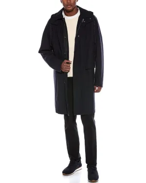 BOSS Hugo Boss Wool-Blend Trench Coat
