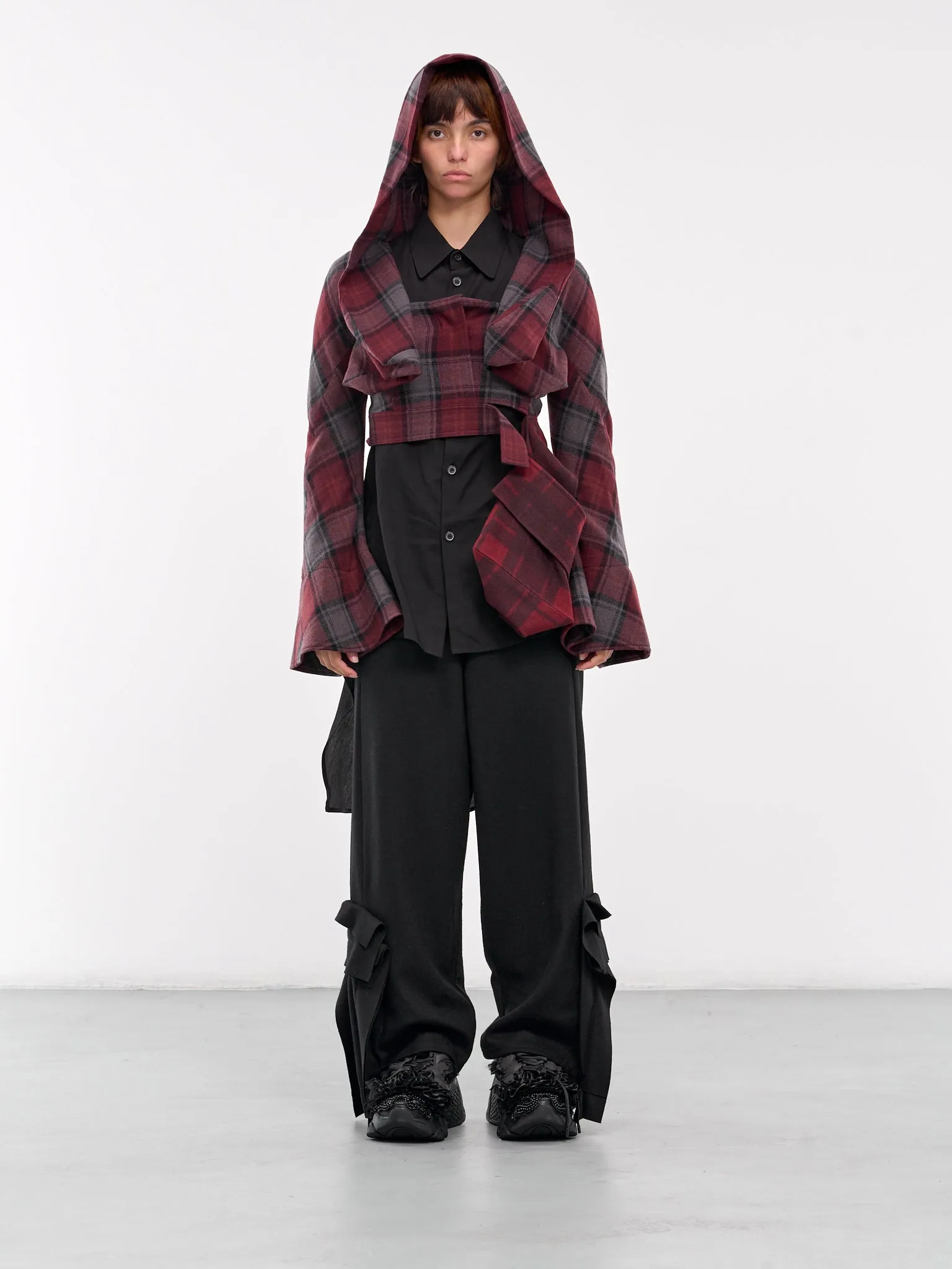 Box Detail Pants (F0-T32-176-1-BLACK)