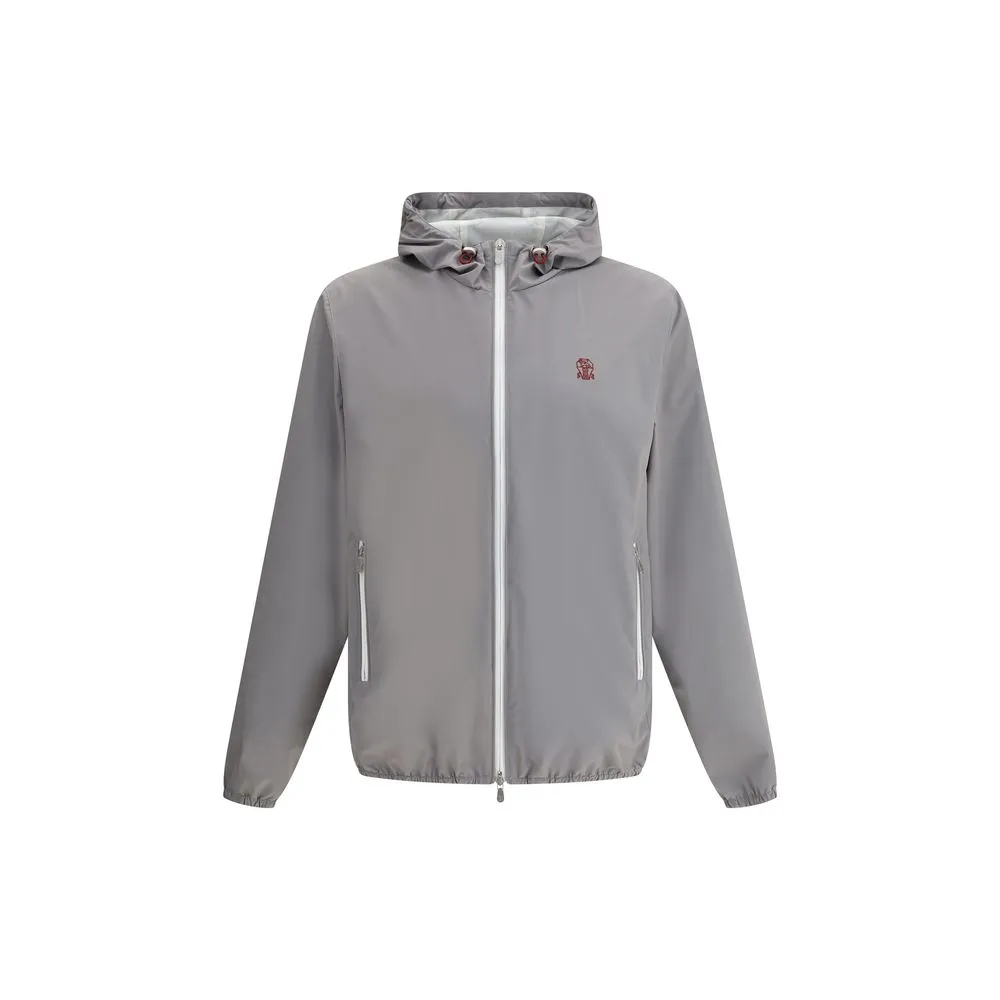 Brunello Cucinelli Waterproof Jacket with Men's hood