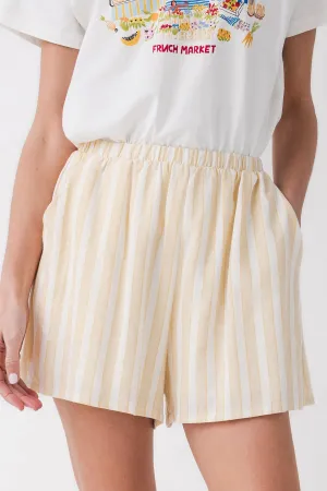By Together Salvador Striped Linen Short