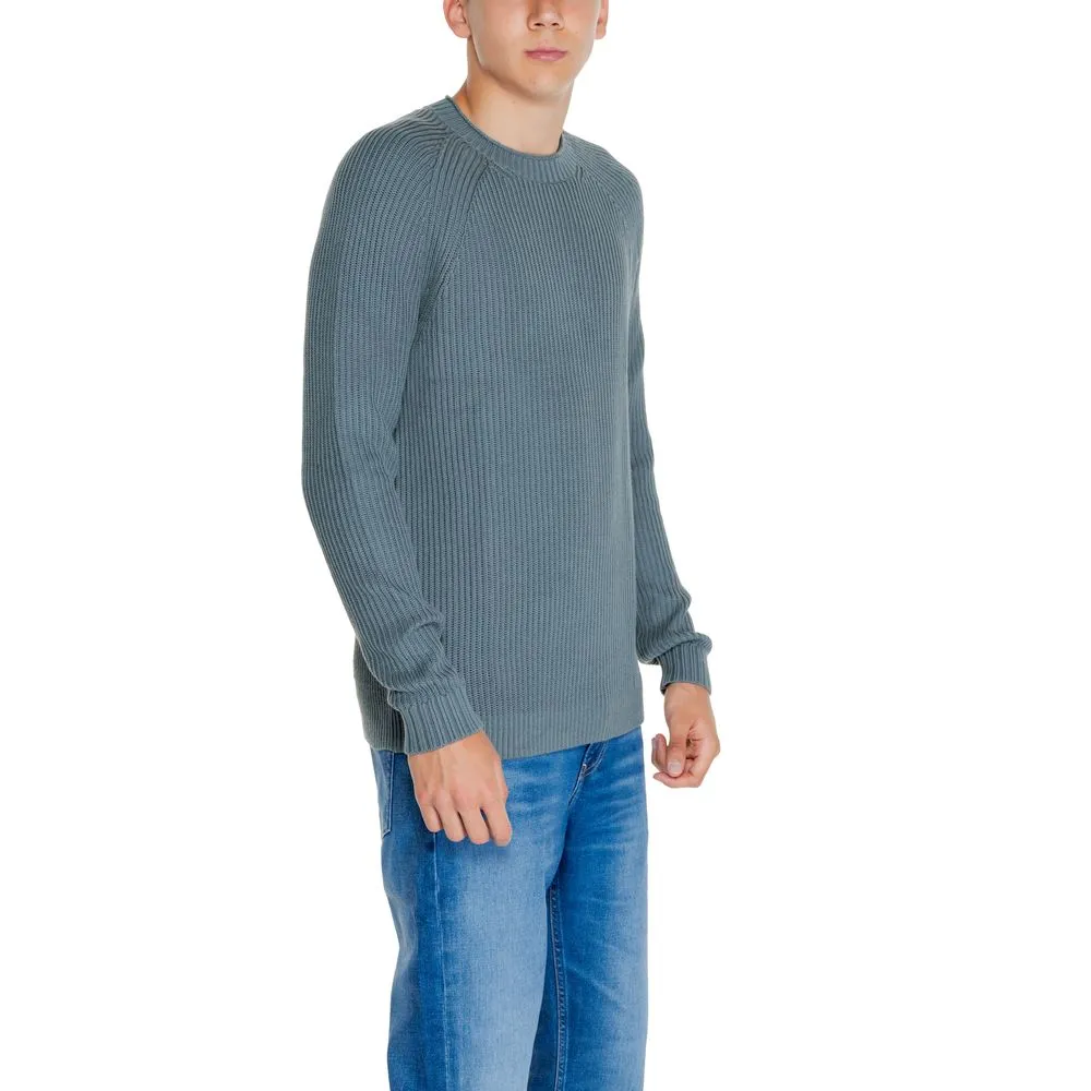Calvin Klein Jeans Green Cotton Cotton Sweater