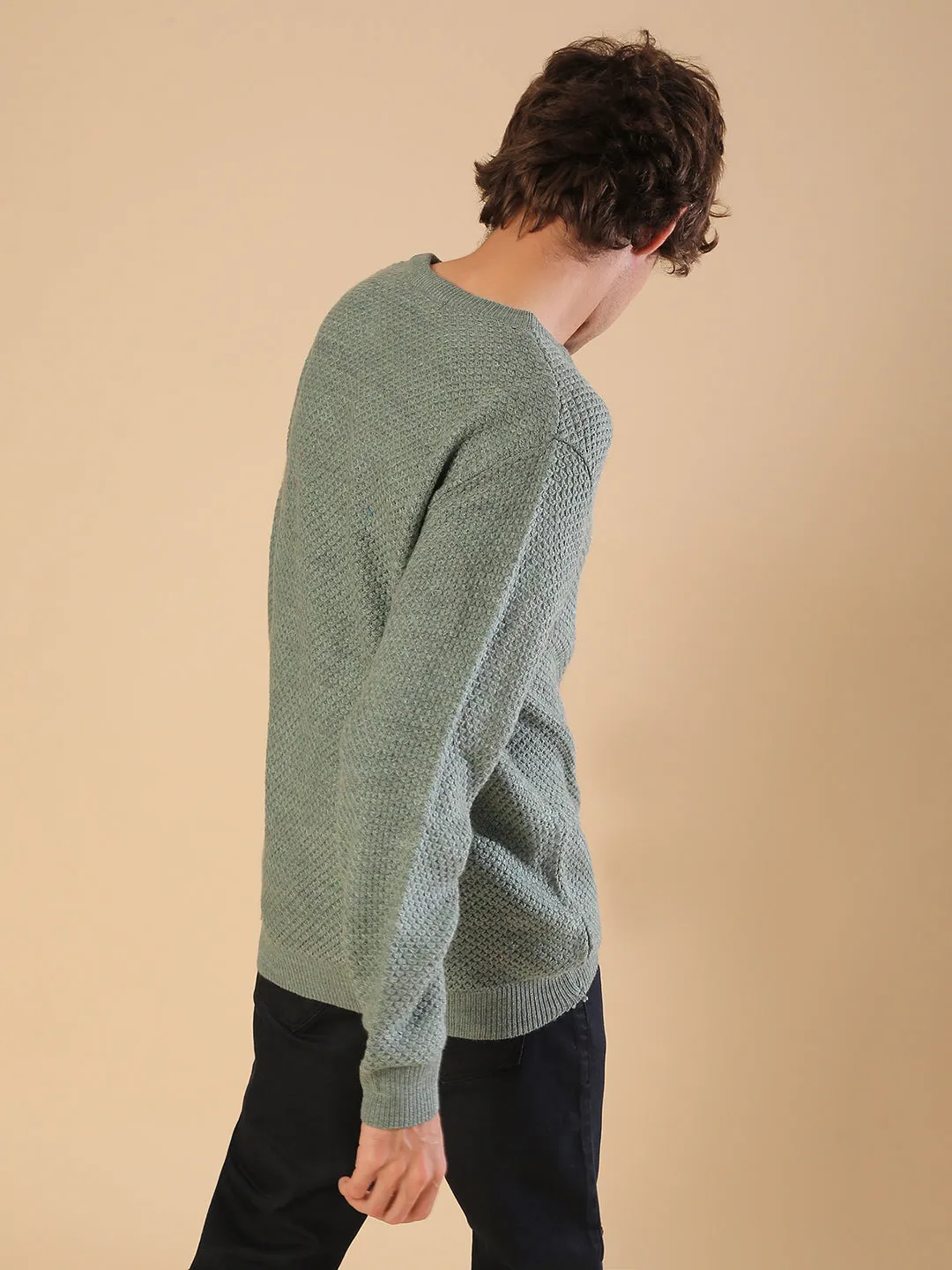 Campus Sutra Men Solid Full Sleeve Stylish Casual Sweaters