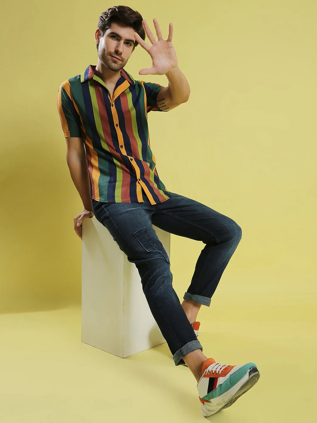 Campus Sutra Men Stylish Casual Shirt
