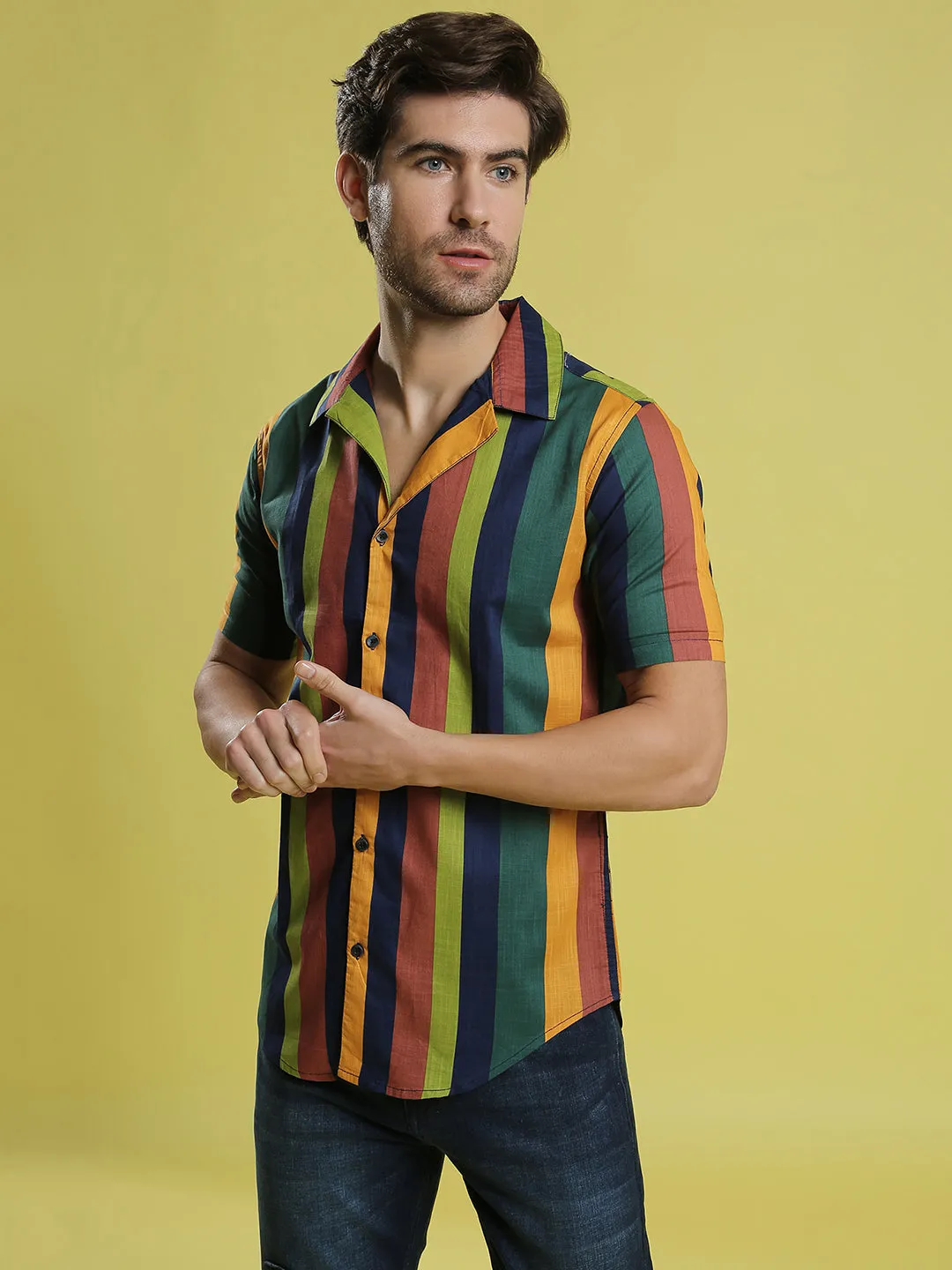Campus Sutra Men Stylish Casual Shirt