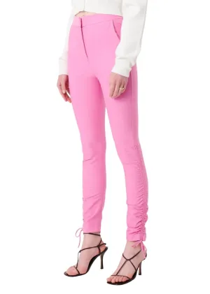 Camryn Ruched Pants In Pink
