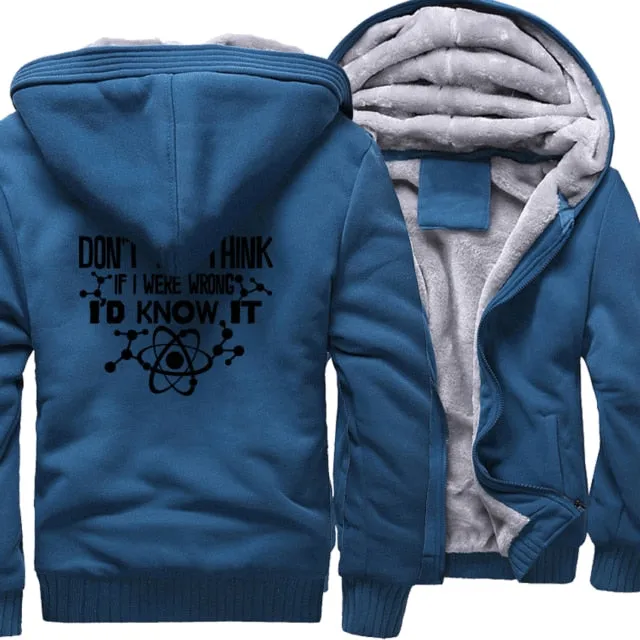 Casual Hoodies For Men High Quality Thick Fleece Winter Jackets