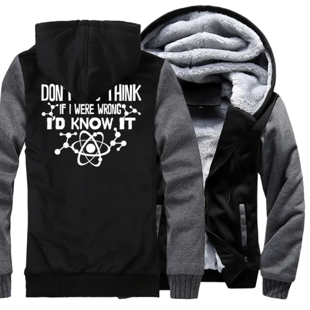 Casual Hoodies For Men High Quality Thick Fleece Winter Jackets