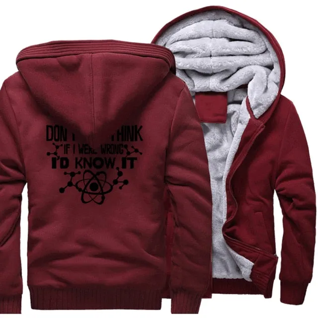 Casual Hoodies For Men High Quality Thick Fleece Winter Jackets