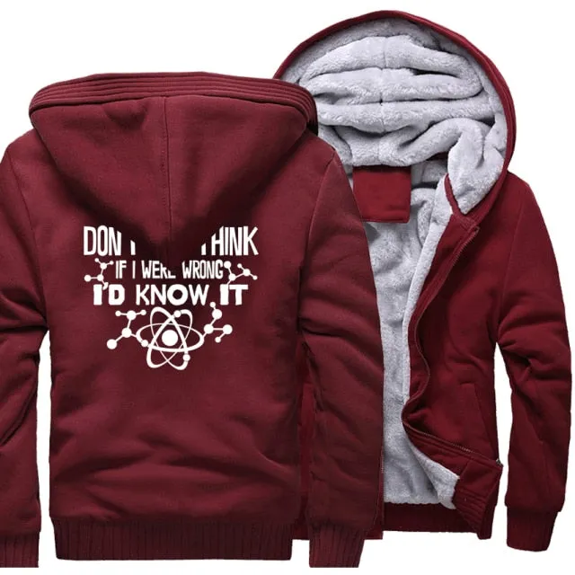 Casual Hoodies For Men High Quality Thick Fleece Winter Jackets