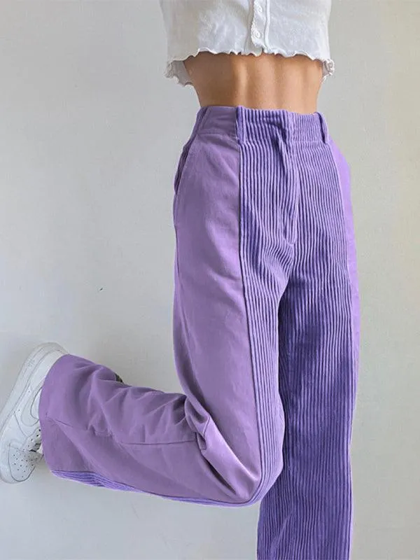 Casual Loose Corduroy Women's Pants