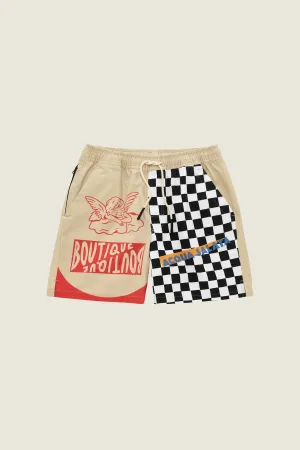 Chess Angel Canvas Short