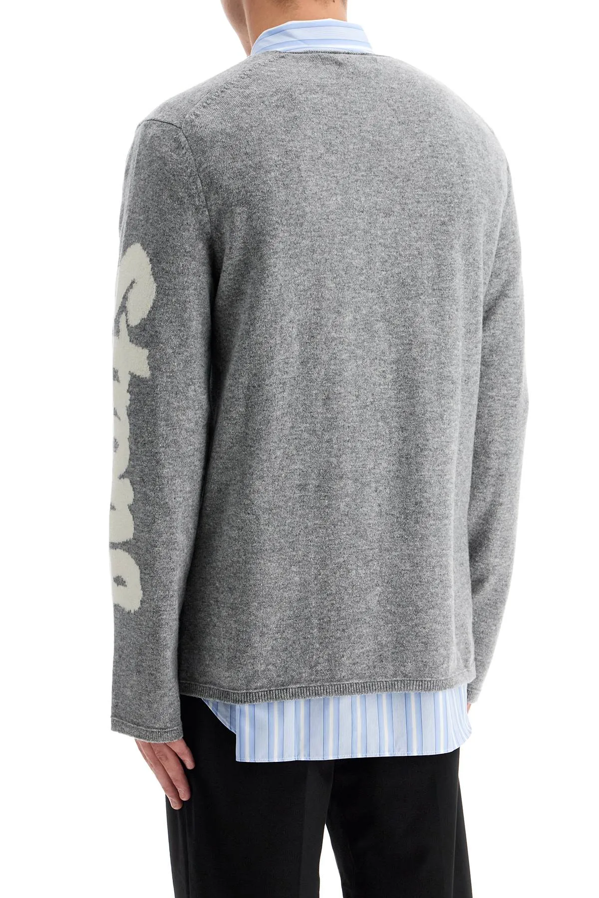 Comme Des Garcons Shirt Men's Wool Jacquard Pul