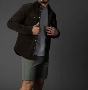 Corduroy Seasonal Shacket In Cacao