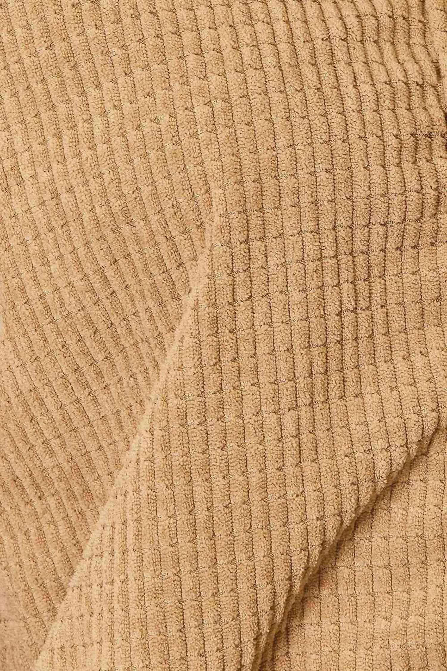 Cozy Chic Long Sleeve Jacket In Camel