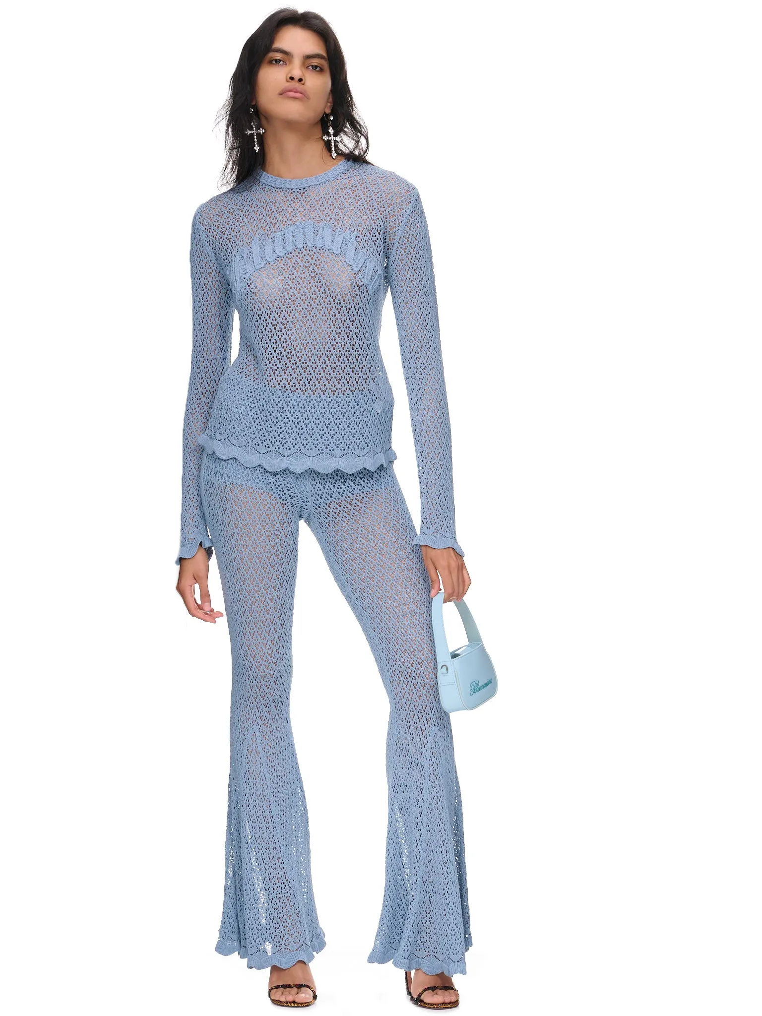 Crochet Logo Top (T4M026A-N0946-TICINO)