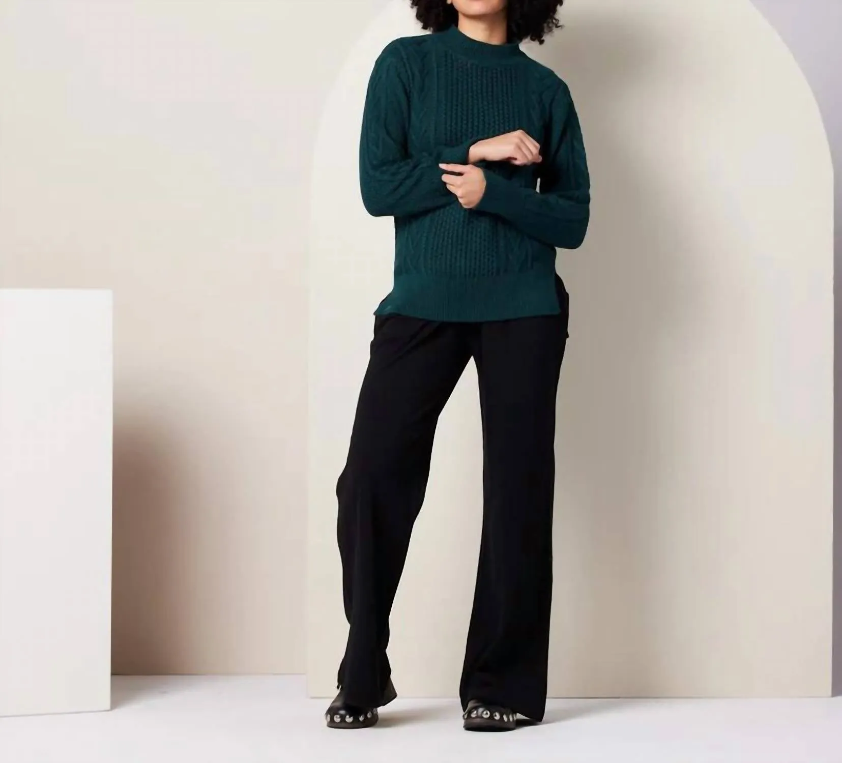 Dallas Sweater In Peacock