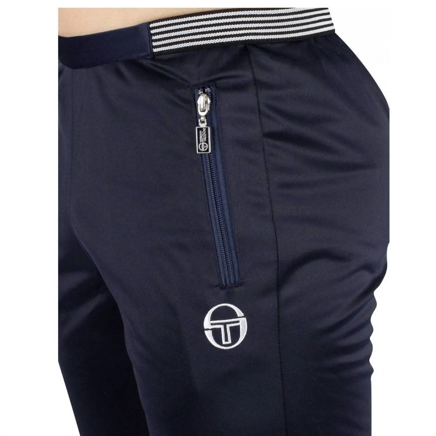 Deuce Pant In Navy/white