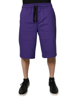 Dolce & Gabbana Cotton Men Bermuda SweatMen's Men's Shorts (Pre-Owned)