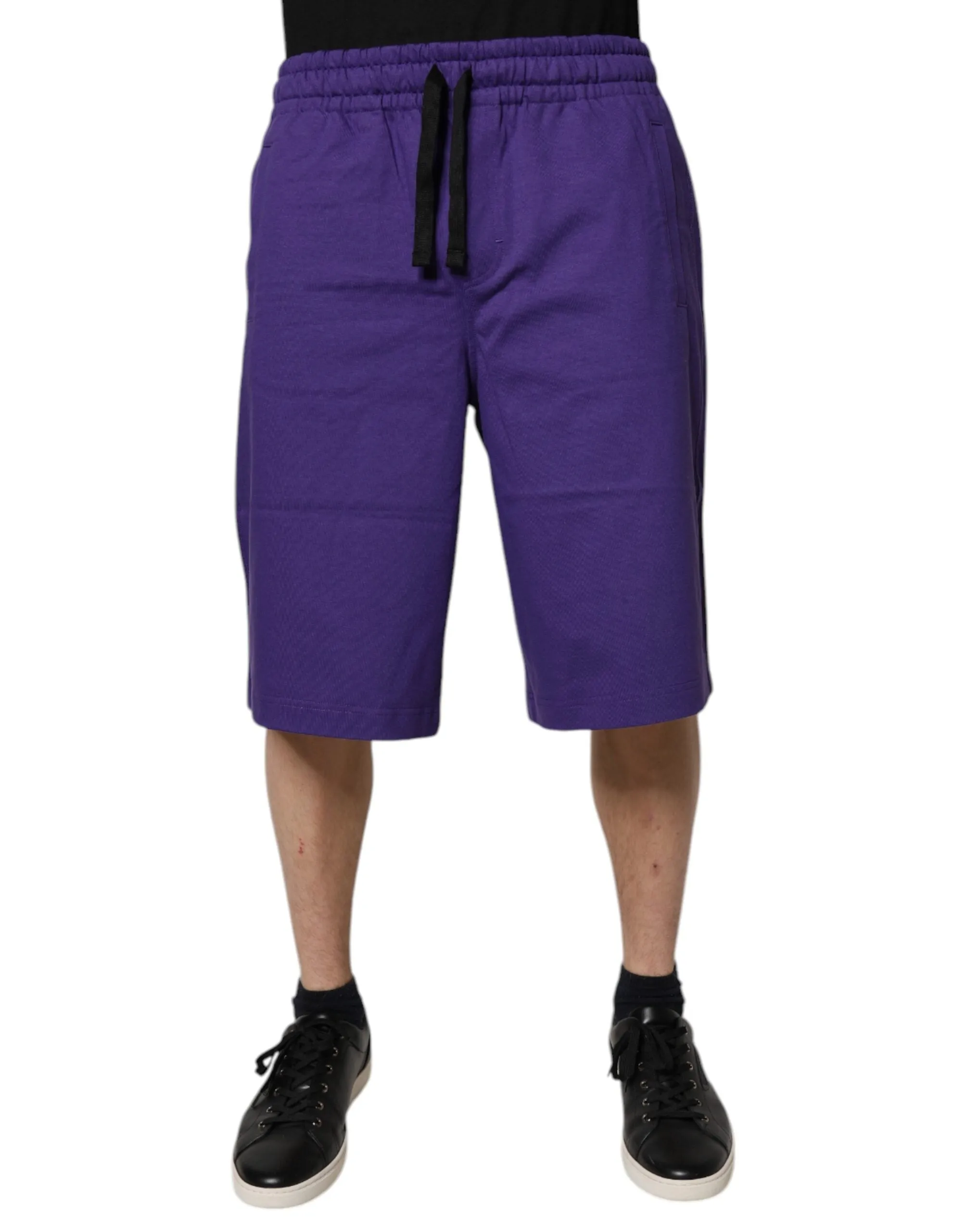 Dolce & Gabbana Cotton Men Bermuda SweatMen's Men's Shorts (Pre-Owned)
